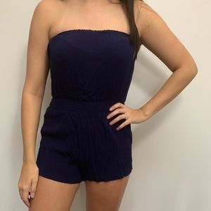 Forever 21 Romper Navy Blue